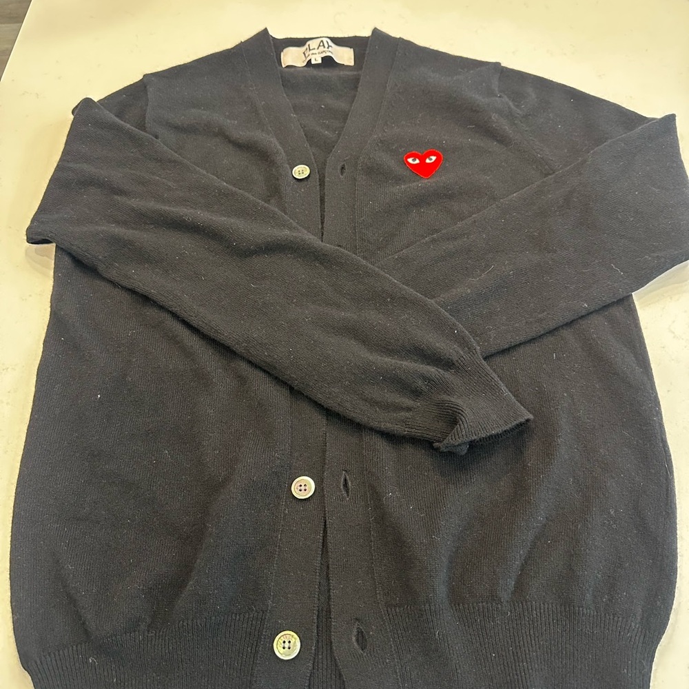 Comme des Garcons Play Large Cardigan